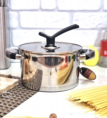 Кастрюля с удобной ручкой Edenberg EB - 3698 - 7.7 л ✅ базовая цена $16.67 ✔ Опт ✔ Скидки ✔ Заходите! - Интернет-магазин ✅ Фортуна-опт ✅