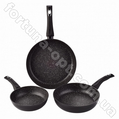 Набор сковородок Edenberg EB - 1735 - 3 пр ✅ базовая цена $31.78 ✔ Опт ✔ Скидки ✔ Заходите! - Интернет-магазин ✅ Фортуна-опт ✅