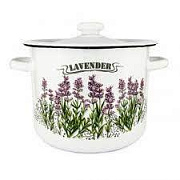 Кастрюля эмалированная 5,5л 1617/2 Лаванда белая ✅ базовая цена 264.27 грн. ✔ Опт ✔ Скидки ✔ Заходите! - Интернет-магазин ✅ Фортуна-опт ✅