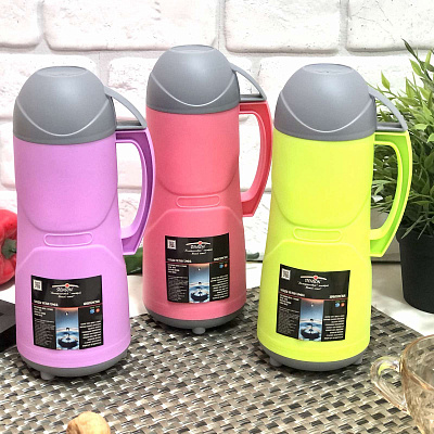 Термос cо стеклянной колбой 1 л Stenson - 110 SХ ➜ фото ➜ розн цена $7.70 - Интернет-магазин ✅ Fortuna-opt.com.ua. ✅ 