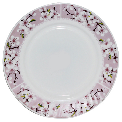 Тарелка десертная №8 - 20см цветение сакуры 30057-02-15017 ✅ базовая цена 34.60 грн. ✔ Опт ✔ Скидки ✔ Заходите! - Интернет-магазин ✅ Фортуна-опт ✅