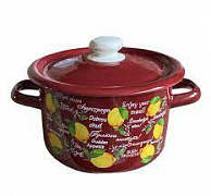 Кастрюля эмалированная 2,0л 1610/4 Фреш-лимон бордо ✅ базовая цена 169.98 грн. ✔ Опт ✔ Скидки ✔ Заходите! - Интернет-магазин ✅ Фортуна-опт ✅