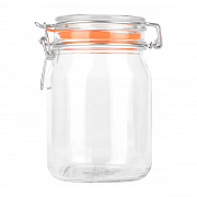 Банка стеклянная с зажимом Ecomo Бугель 1000 мл 22506 ✅ базовая цена 81.70 грн. ✔ Опт ✔ Скидки ✔ Заходите! - Интернет-магазин ✅ Фортуна-опт ✅