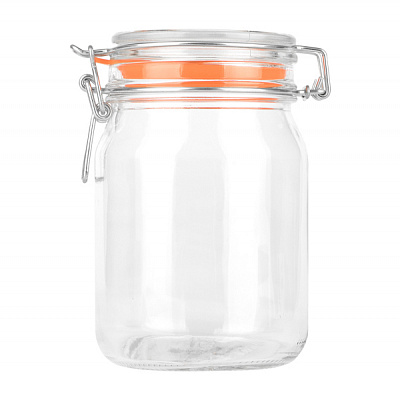 Банка стеклянная с зажимом Ecomo Бугель 1000 мл 22506 ✅ базовая цена 81.70 грн. ✔ Опт ✔ Скидки ✔ Заходите! - Интернет-магазин ✅ Фортуна-опт ✅