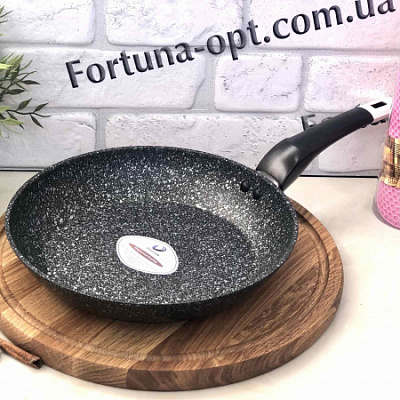 Сковорода с гранитным покрытием A-Plus - 1521 - 24 см ✅ базовая цена $8.36 ✔ Опт ✔ Скидки ✔ Заходите! - Интернет-магазин ✅ Фортуна-опт ✅