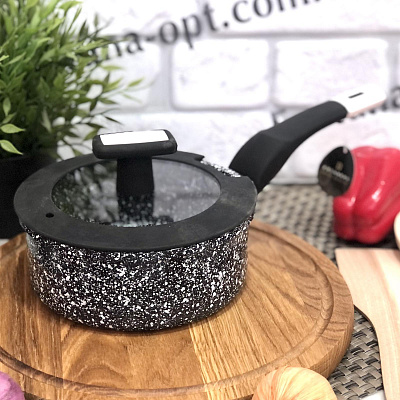 Ковш мраморный Edenberg EB - 3327 - 1,3 л (16см) ✅ базовая цена $13.92 ✔ Опт ✔ Скидки ✔ Заходите! - Интернет-магазин ✅ Фортуна-опт ✅