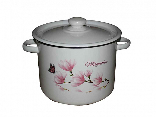Кастрюля эмалированная 5,5л 1617/2 Магнолия белая ✅ базовая цена 264.27 грн. ✔ Опт ✔ Скидки ✔ Заходите! - Интернет-магазин ✅ Фортуна-опт ✅