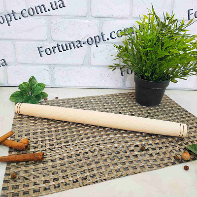 Скалка прямая деревянная - 1503 ✅ базовая цена 33.86 грн. ✔ Опт ✔ Скидки ✔ Заходите! - Интернет-магазин ✅ Фортуна-опт ✅