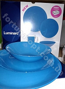 Сервиз столовый 17 предметов (синий) - 9191 ✅ базовая цена 666 грн. ✔ Опт ✔ Скидки ✔ Заходите! - Интернет-магазин ✅ Фортуна-опт ✅