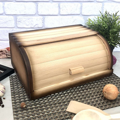 Хлебница деревянная большая - 1508 ✅ базовая цена 408.48 грн. ✔ Опт ✔ Скидки ✔ Заходите! - Интернет-магазин ✅ Фортуна-опт ✅ 