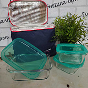 Набор судочков стекло Люминарк 3шт 3001 ✅ базовая цена 426.24 грн. ✔ Опт ✔ Скидки ✔ Заходите! - Интернет-магазин ✅Фортуна-опт ✅