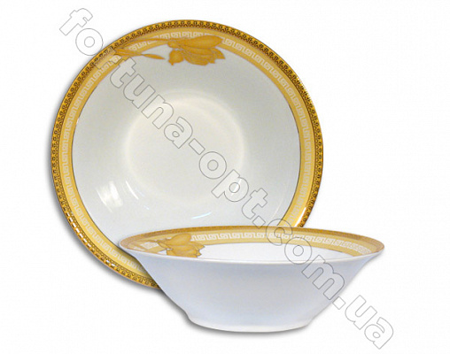 Тарелка керамическая №9 - Золото Elina EL - 2107 ✅ базовая цена 32.32 грн. ✔ Опт ✔ Скидки ✔ Заходите! - Интернет-магазин ✅ Фортуна-опт ✅
