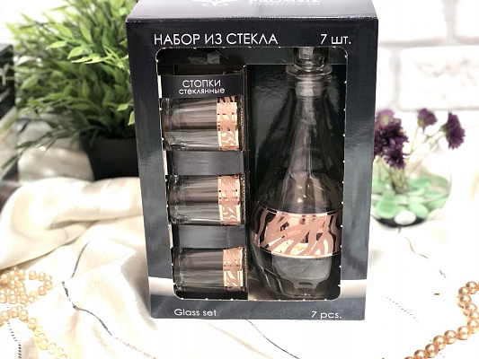 Графин+ стопка Дионис Сафари (рубин) 318-1161/837 ✅ базовая цена 338.01 грн. ✔ Опт ✔ Скидки ✔ Заходите! - Интернет-магазин ✅ Фортуна-опт ✅