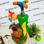 Поливалка Гномы на улитке 0402 (полимер) ✅ базовая цена 745.92 грн. ✔ Опт ✔ Скидки ✔ Заходите! - Интернет-магазин ✅ Фортуна-опт ✅