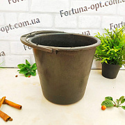 Ведро 5л черное 0011 (Х2) ✅базовая цена 31.85 грн. ✔ Опт ✔ Скидки ✔ Заходите! - Интернет-магазин ✅ Фортуна-опт ✅