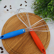 Венчик с цветной ручкой  25 см А-Plus - 0025 ✅ базовая цена $1.33 ✔ Опт ✔ Скидки ✔ Заходите! - Интернет-магазин ✅ Фортуна-опт ✅