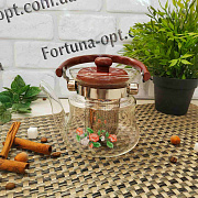 Чайник заварочный с фильтром 0,6 л A-Plus - 1039 ✅ базовая цена $4.35 ✔ Опт ✔ Скидки ✔ Заходите! - Интернет-магазин ✅ Фортуна-опт ✅