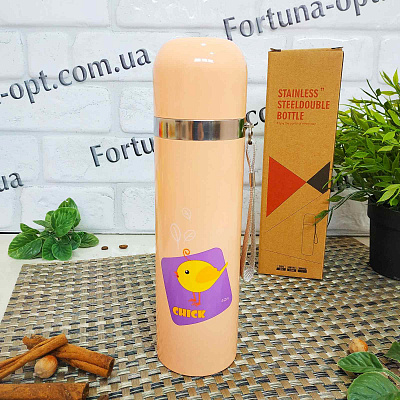 Термос нержавеющий цветной 500 мл "Zoo" Stenson - 3888 ➜ фото ➜ розн цена $4.50 - Интернет-магазин ✅ Fortuna-opt.com.ua. ✅