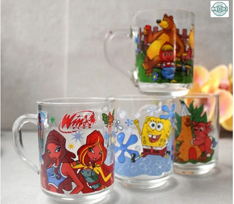 Чашка стекло 200 мл "Маша" 8104 ✅ базовая цена 22.73 грн. ✔ Опт ✔ Скидки ✔ Заходите! - Интернет-магазин ✅ Фортуна-опт ✅