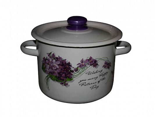 Кастрюля эмалированная 7л 1620/2 Виола ✅ базовая цена 296.63 грн. ✔ Опт ✔ Скидки ✔ Заходите! - Интернет-магазин ✅ Фортуна-опт ✅