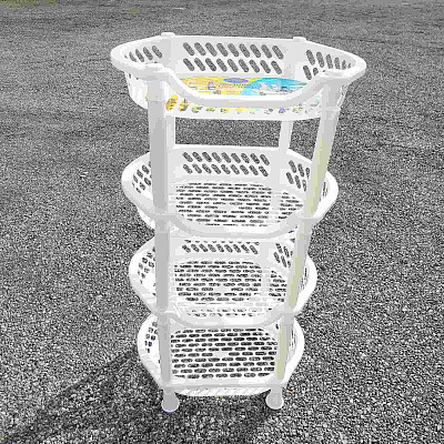 Полка овощная 4 яруса овал Эфе 0729 ✅ базовая цена 303.46 грн. ✔ Опт ✔ Скидки ✔ Заходите! - Интернет-магазин ✅ Фортуна-опт ✅