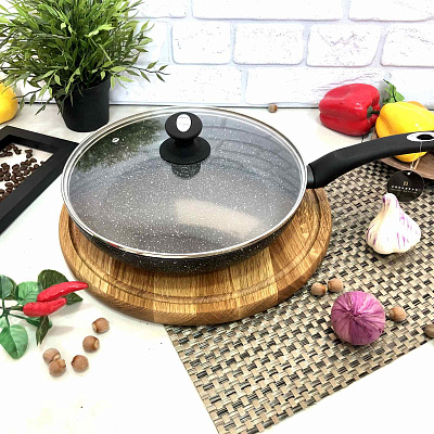 Сковорода с крышкой Edenberg EB - 4111 - 28 см ✅ базовая цена $18.07 ✔ Опт ✔ Скидки ✔ Заходите! - Интернет-магазин ✅ Фортуна-опт ✅