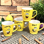 Чашка керамическая 480 мл Смайлы - 2620 ✅ базовая цена 60.21 грн. ✔ Опт ✔ Скидки ✔ Заходите! - Интернет-магазин ✅ Фортуна-опт ✅