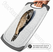 Доска 29x17.8x0.9 см. 809 (серая) ✅ базовая цена $3.50 ✔ Опт ✔ Скидки ✔ Заходите! - Интернет-магазин ✅ Фортуна-опт ✅