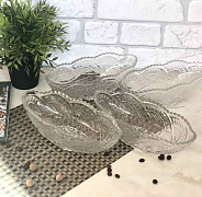 Салатник стекло резной 0073-4 ✅ базовая цена 301.06 грн. ✔ Опт ✔ Скидки ✔ Заходите! - Интернет-магазин ✅ Фортуна-опт ✅