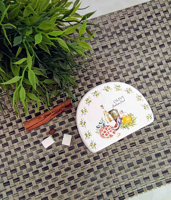 Салфетница керам "Итальянские блюда" 3662-13 ✅ базовая цена 40.46 грн. ✔ Опт ✔ Скидки ✔ Заходите! - Интернет-магазин ✅ Фортуна-опт ✅