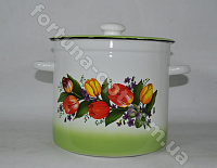 Кастрюля эмалированная 7,0 л 1620/3 Весенний букет ✅ базовая цена 285.46 грн. ✔ Опт ✔ Скидки ✔ Заходите! - Интернет-магазин ✅ Фортуна-опт ✅