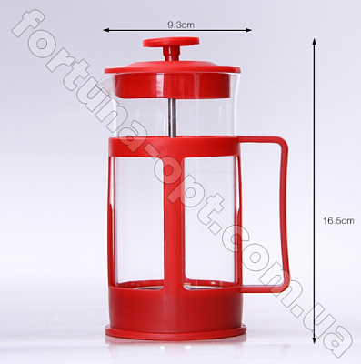 Френч-пресс черный 0.3 л A-Plus - 300В ✅ базовая цена $2.27 ✔ Опт ✔ Скидки ✔ Заходите! - Интернет-магазин ✅ Фортуна-опт ✅