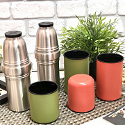 Термос нержавеющий с цветным копусом 0,75л  (А-Плюс) 1801 ➜ фото ➜ розн цена $7.40 - Интернет-магазин ✅ Fortuna-opt.com.ua. ✅