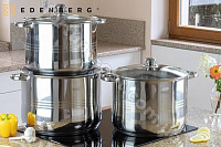 Набор больших кастрюль Edenberg EB - 516➜ Опт и розница ✅ актуальная цена -Интернет магазин ✅ Фортуна ✅