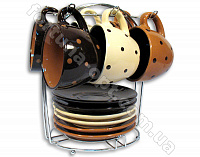 Чайный сервиз на стойке Elina EL - 2112 12 предметов ✅ базовая цена 222.80 грн. ✔ Опт ✔ Скидки ✔ Заходите! - Интернет-магазин ✅ Фортуна-опт ✅