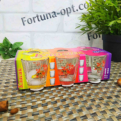 Стопки Классик Успех Цветы 6 шт/наб 50 мл 9158 ✅ базовая цена 91.98 грн. ✔ Опт ✔ Скидки ✔ Заходите! - Интернет-магазин ✅ Фортуна-опт ✅