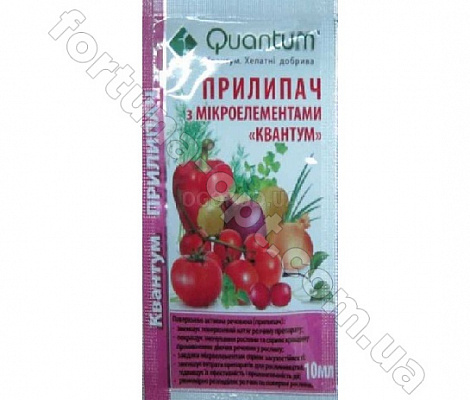 Квантум Прилипатель с микроэлементами 10 мл ТМ Квантум ✅ базовая цена 2.96 грн. ✔ Опт ✔ Скидки ✔ Заходите! - Интернет-магазин ✅ Фортуна-опт ✅