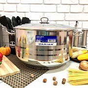 Кастрюля из нержавеющей стали Home Perfect - 2317 - 21 л ✅ базовая цена 1 136.05 грн. ✔ Опт ✔ Скидки ✔ Заходите! - Интернет-магазин ✅ Фортуна-опт ✅