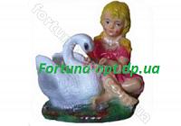 Цветочник Девочка с лебедем (полимер) 0471 ✅ базовая цена 419 грн. ✔ Опт ✔ Скидки ✔ Заходите! - Интернет-магазин ✅ Фортуна-опт ✅