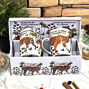 Набор чашек в коробке с Тигром 340 мл - 2710 ✅ базовая цена 129.66 грн. ✔ Опт ✔ Скидки ✔ Заходите! - Интернет-магазин ✅ Фортуна-опт ✅