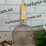 Сито с деревянной ручкой 18.5 см А-Плюс - 185 а-плюс ✅ базовая цена $1.41 ✔ Опт ✔ Скидки ✔ Заходите! - Интернет-магазин ✅ Фортуна-опт ✅