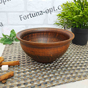 Миска Киссе 1,2л гладкая (красная глина) 7779 ✅ базовая цена 53.04 грн. ✔ Опт ✔ Скидки ✔ Заходите! - Интернет-магазин ✅ Фортуна-опт ✅