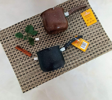 Турка мраморная 10*8,5см A-Plus - 0261 ✅ базовая цена $3.79 ✔ Опт ✔ Скидки ✔ Заходите! - Интернет-магазин ✅ Фортуна-опт ✅