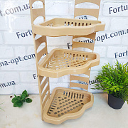 Полка для ванной угловая 3-я ПА 0749 ✅ базовая цена 189.04 грн. ✔ Опт ✔ Скидки ✔ Заходите! - Интернет-магазин ✅ Фортуна-опт ✅