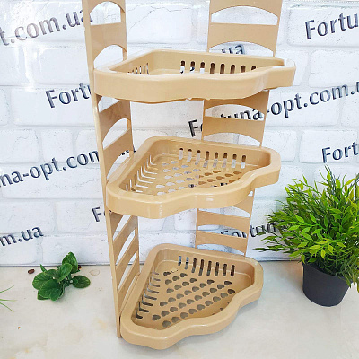 Полка для ванной угловая 3-я ПА 0749 ✅ базовая цена 189.04 грн. ✔ Опт ✔ Скидки ✔ Заходите! - Интернет-магазин ✅ Фортуна-опт ✅