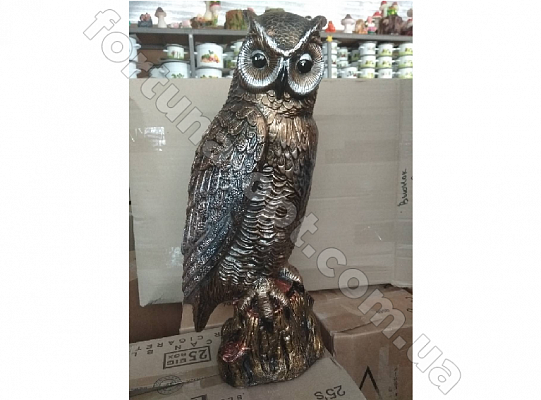 Филин на пне (48 см) ✅ базовая цена 166 грн. ✔ Опт ✔ Скидки ✔ Заходите! - Интернет-магазин ✅ Фортуна-опт ✅