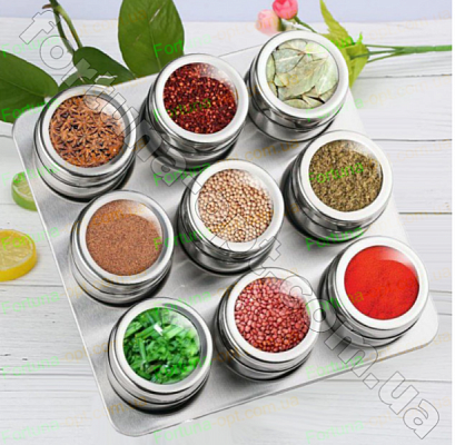 Набор для специй на магнитном основании 10предметов Edenberg EB - 3500 ✅ базовая цена $12.41 ✔ Опт ✔ Скидки ✔ Заходите! - Интернет-магазин ✅ Фортуна-опт ✅