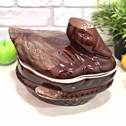 Жаровня керамическая для запекания в духовке и на огне Утка - 2835 ✅ базовая цена 56.83 грн. ✔ Опт ✔ Скидки ✔ Заходите! - Интернет-магазин ✅ Фортуна-опт ✅