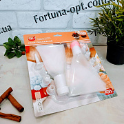 Мешок кондитерский силиконовый 2шт/набор + 8 насадок 17766 ✅ базовая цена 71.93 грн. ✔ Опт ✔ Скидки ✔ Заходите! - Интернет-магазин ✅ Фортуна-опт ✅