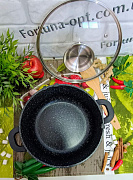 Казан 3.5л Vezzer круглый темный гранит 8005 ✅ базовая цена 689.82 грн. ✔ Опт ✔ Скидки ✔ Заходите! - Интернет-магазин ✅ Фортуна-опт ✅